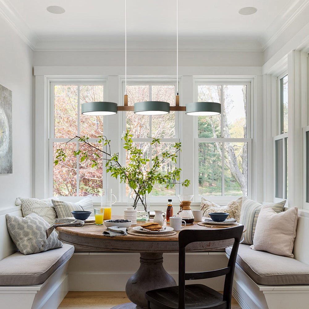 Nordic Flush Deckenleuchte mit mehreren Köpfen für Küchen und Esszimmer