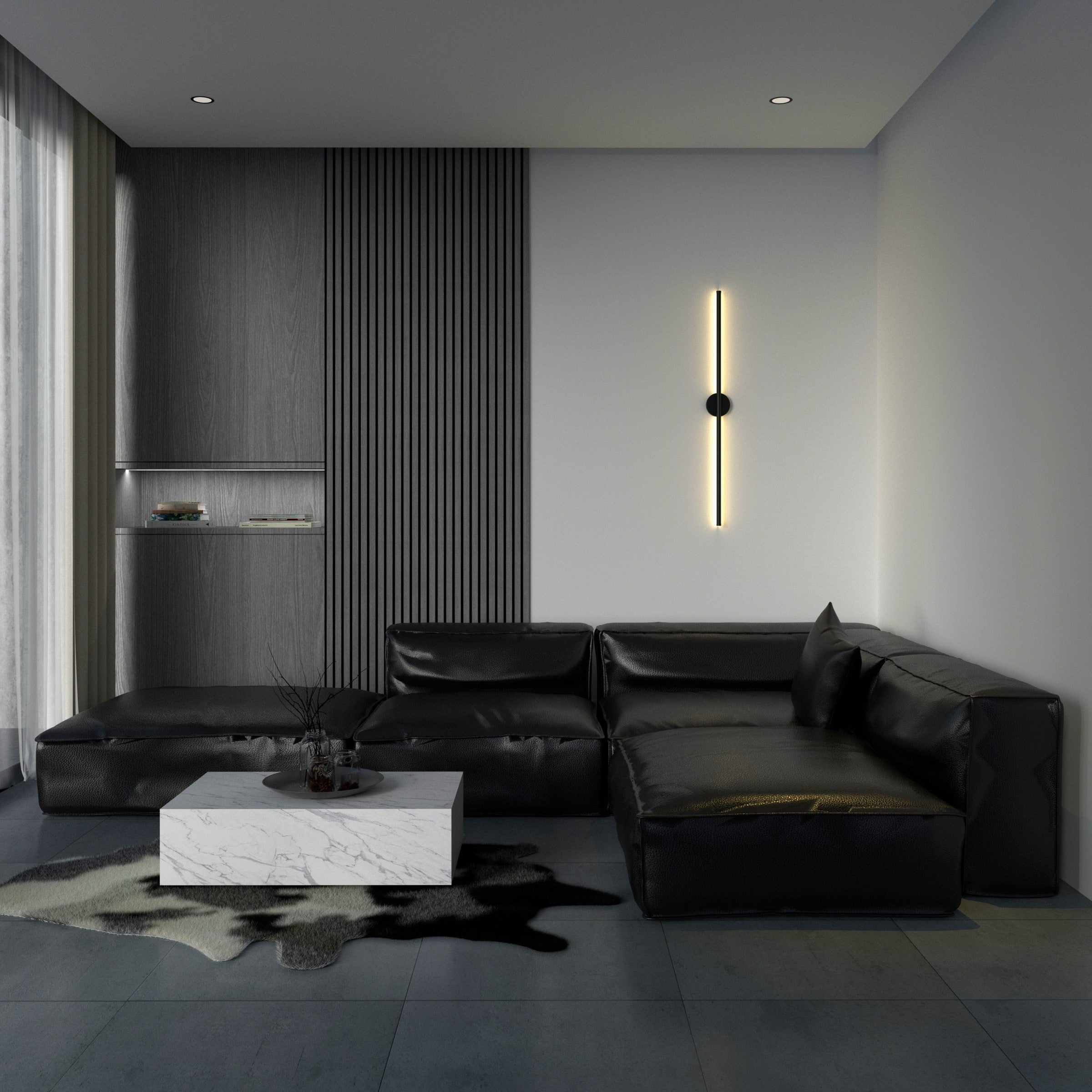 Moderne Runde Wandleuchte