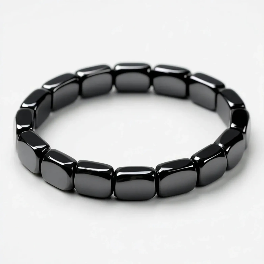 Hämatit-Armband für Herren – Eleganz, Kraft & stilvolle Energie