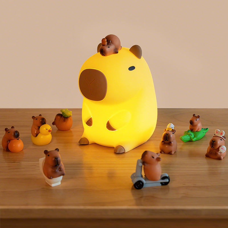 SquishBara | Capybara Squishy Nachtlicht Ideales Geschenk für Alle Altersgruppen