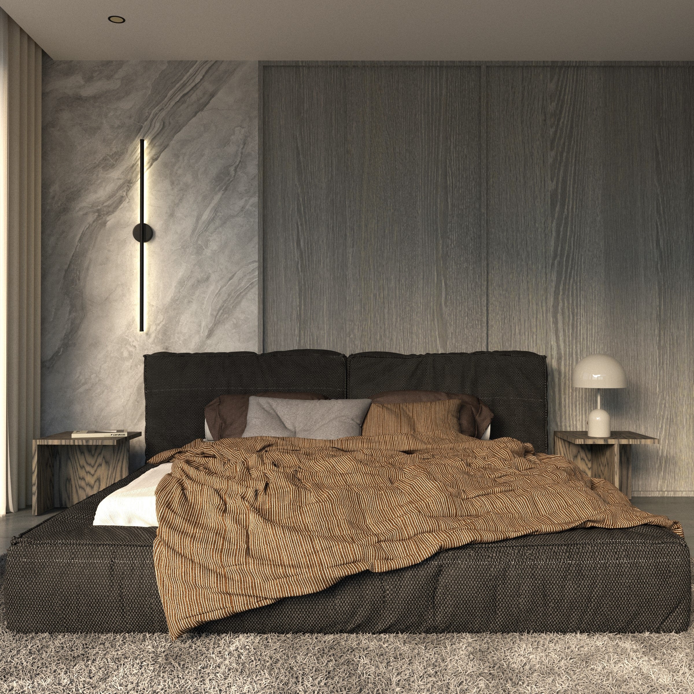 Moderne Runde Wandleuchte