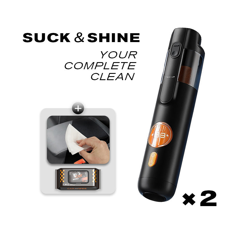 SwiftClean Handstaubsauger | Müheloses Reinigen mit 5 vielseitigen Zubehörteilen