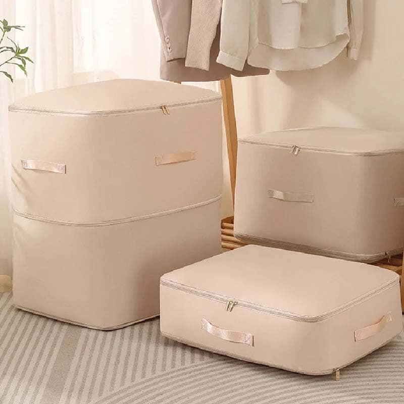 Extrem platzsparender, selbstkomprimierender Organizer