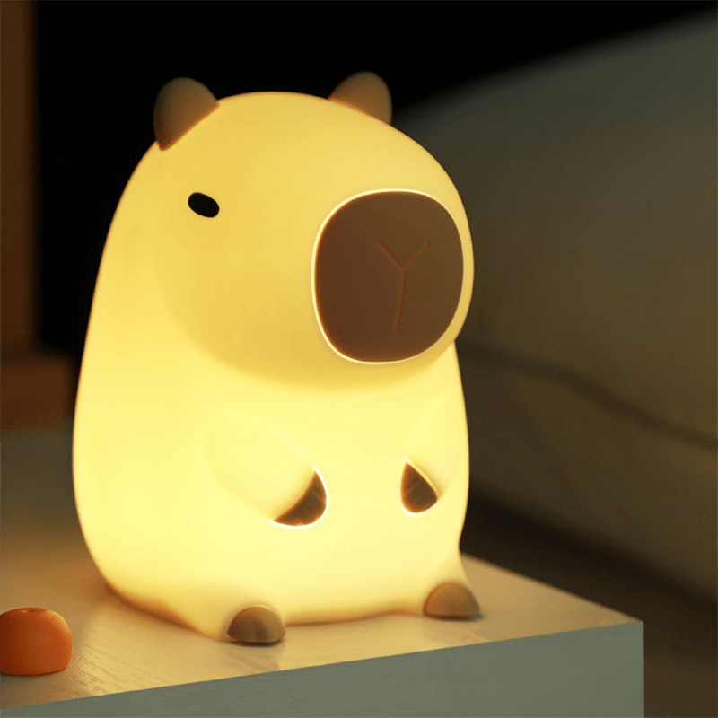 SquishBara | Capybara Squishy Nachtlicht Ideales Geschenk für Alle Altersgruppen