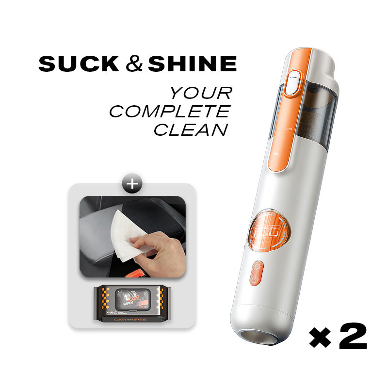 SwiftClean Handstaubsauger | Müheloses Reinigen mit 5 vielseitigen Zubehörteilen