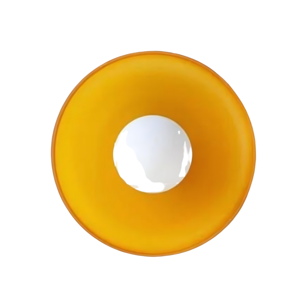 Nordic Glass Olive Disc Wand- & Deckenleuchte LED 1-Licht