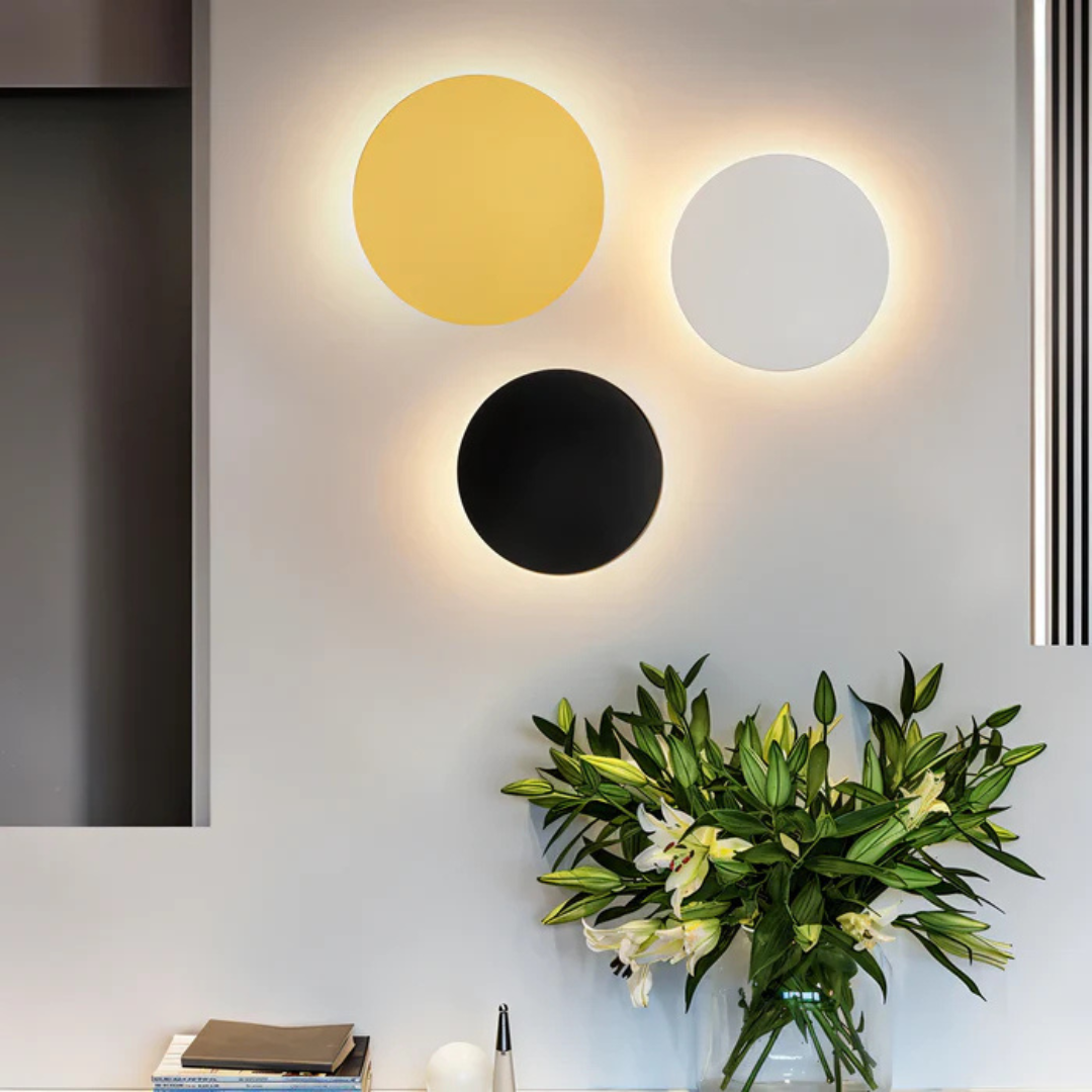 Hadro - Runde LED Wandlampe | Moderne Wandbeleuchtung für Innenräume