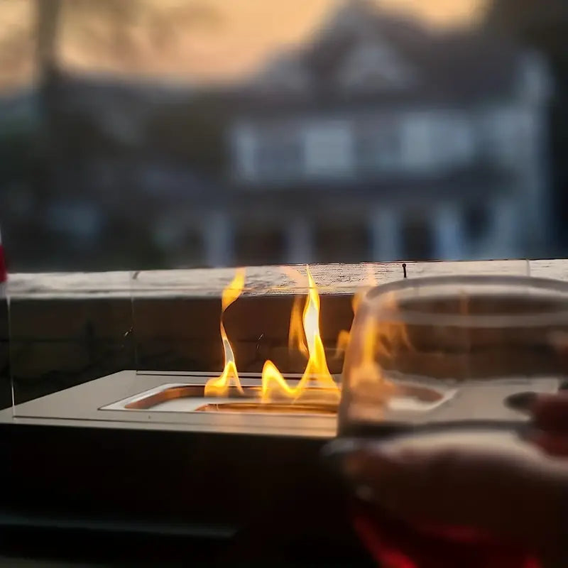SereneFlame - Luxuriöser Stimmungsfeuer für eine verzaubernde Außenatmosphäre