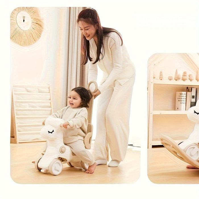 Twist & Ride: 2-in-1 Baby Schaukelpferd und Laufrad - Sicheres und Lustiges Spielzeug