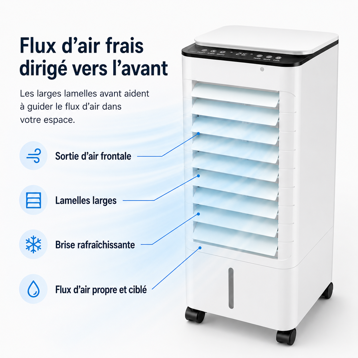 Fensterloser tragbarer Klimaanlage für Zuhause und Büro