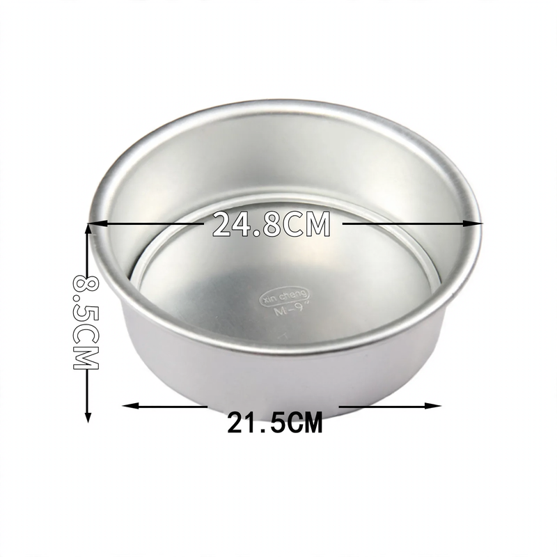 Runde Kuchenform mit Flachem Boden – Backform für Kuchen und Gebäck
