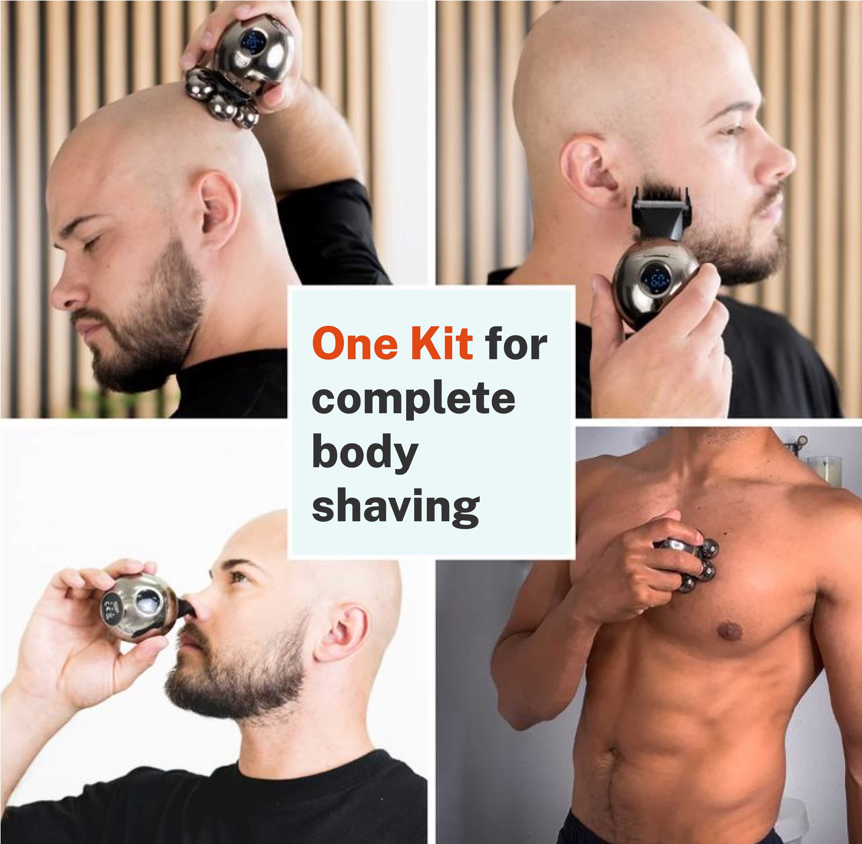 FlexGroom 5-in-1 elektrischer Rasierer | Präzision, Vielseitigkeit und Stil