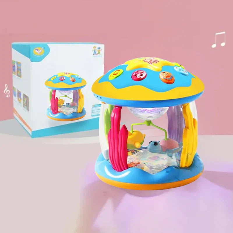 GlowBeat - Magische Licht- und Klangtrommel für Babys