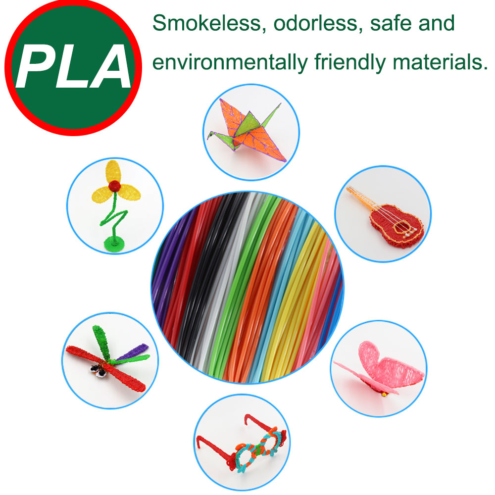 3D-Druckstift DIY-Zeichenstift mit 200M PLA-Filament, Geschenk für Kinder