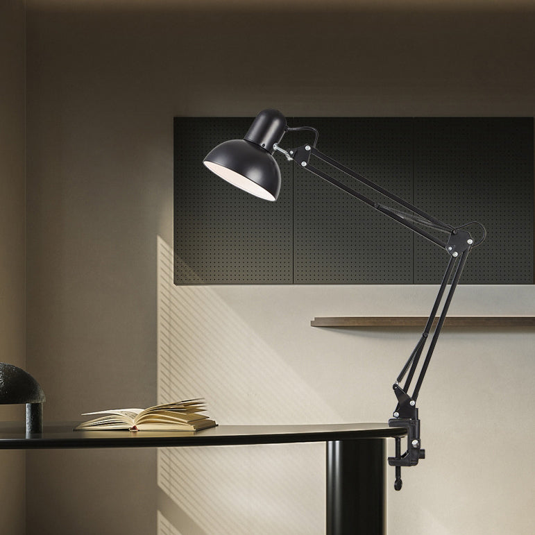 Moderne Minimalistische Verstellbare Metall LED Tischlampe | 1-Licht Clip-On