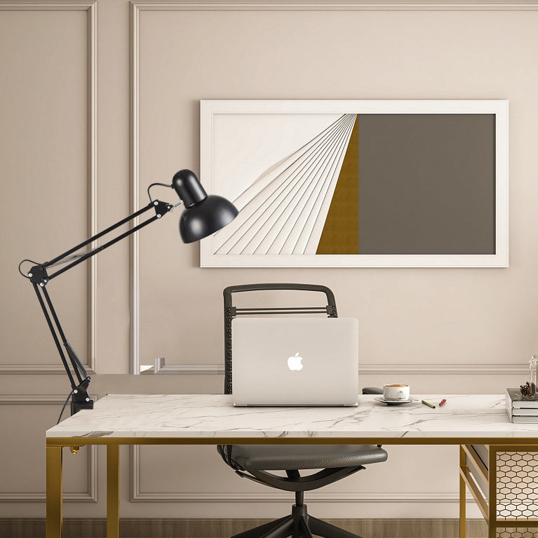 Moderne Minimalistische Verstellbare Metall LED Tischlampe | 1-Licht Clip-On