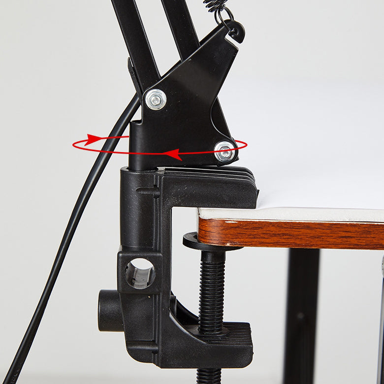 Moderne Minimalistische Verstellbare Metall LED Tischlampe | 1-Licht Clip-On