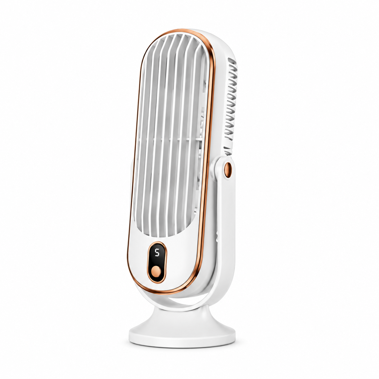 AeroLux Elite Kühlventilator | Dualmotor, 720° Rotation, USB wiederaufladbar & ultra-leise für ultimativen Komfort überall