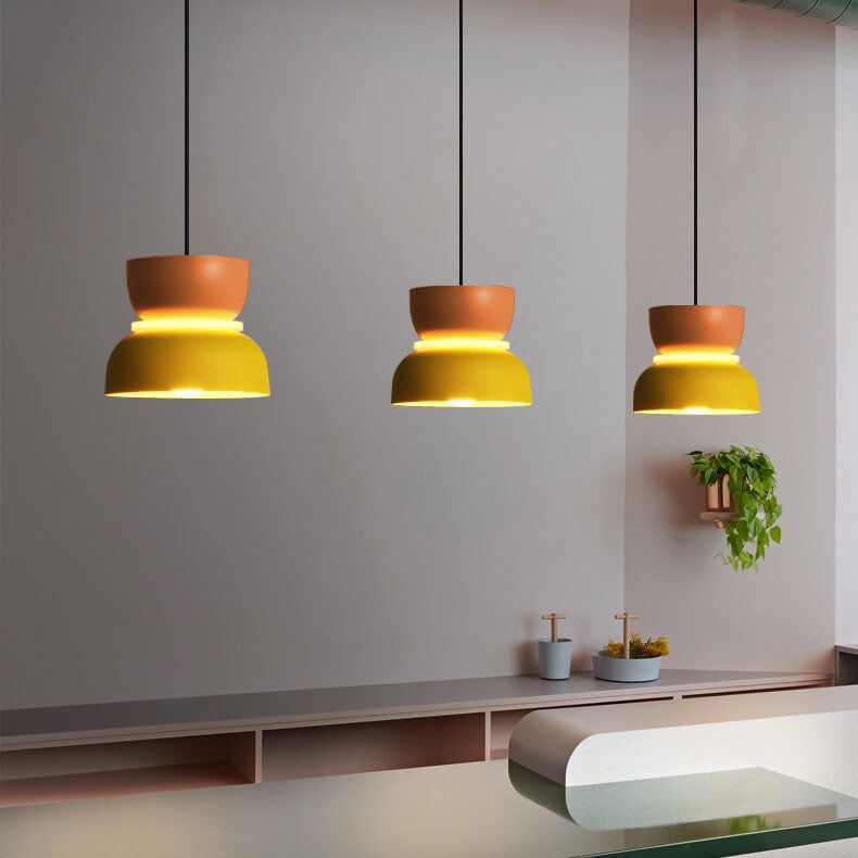 Nordic Bunte Macaron 1 Licht LED Pendelleuchte