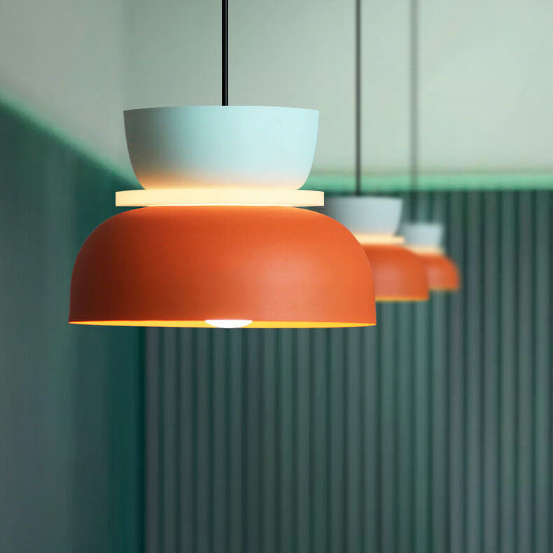 Frendorf | Macaron LED Pendelleuchte | Skandinavisches Farbdesign