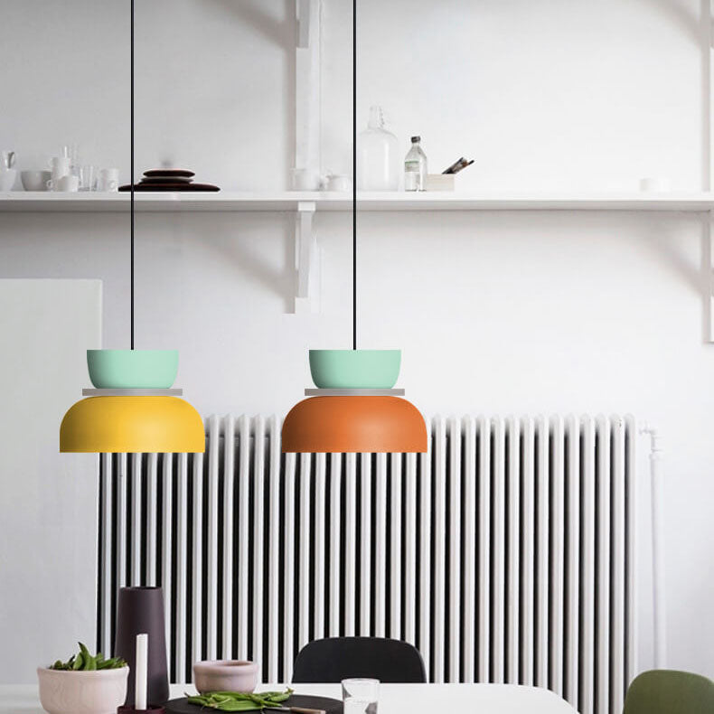 Frendorf | Macaron LED Pendelleuchte | Skandinavisches Farbdesign