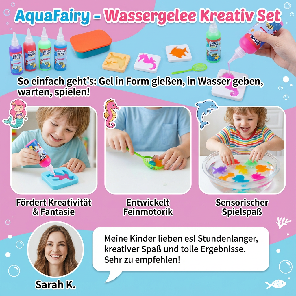 AquaFairy Wassergelee Kreativset