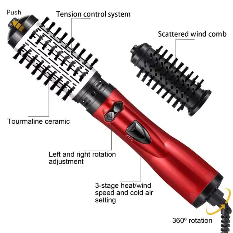 3-in-1 Rotierender Heißluft-Hairstyler und Föhn