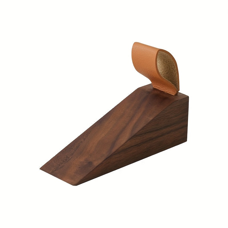 NordGrip Holz Türstopper – Skandinavisches Design mit rutschfester Basis