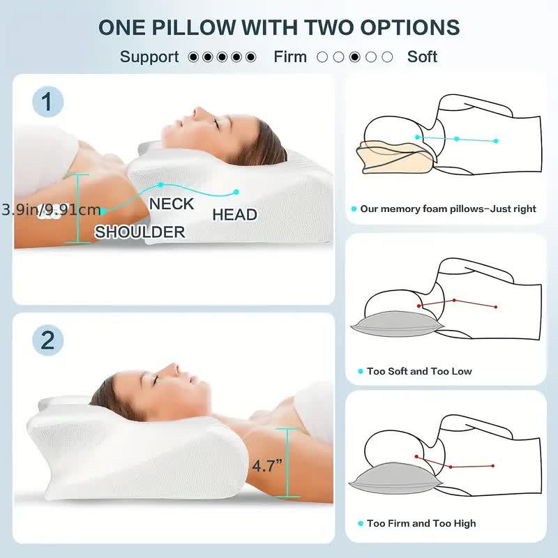 Ergonomisches Kopfkissen Für Optimale Schlafqualität