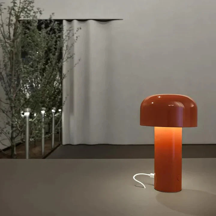 Wiederaufladbare Pilz Tischlampe für Innen und Außen