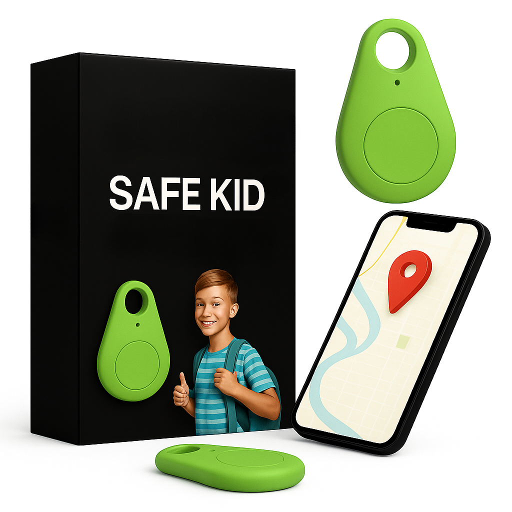 KidiSafe GPS-Standortgerät für Kinder mit Live-Standort und SOS wasserdicht