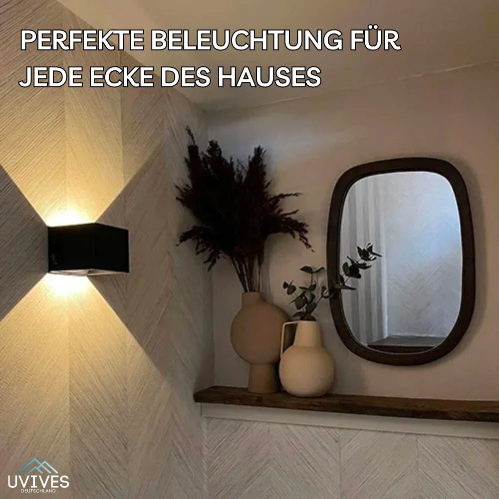 LuminaCube Kabellose Luxus Wandleuchte