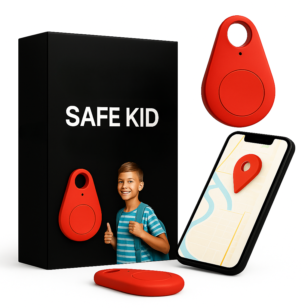 KidiSafe GPS-Standortgerät für Kinder mit Live-Standort und SOS wasserdicht