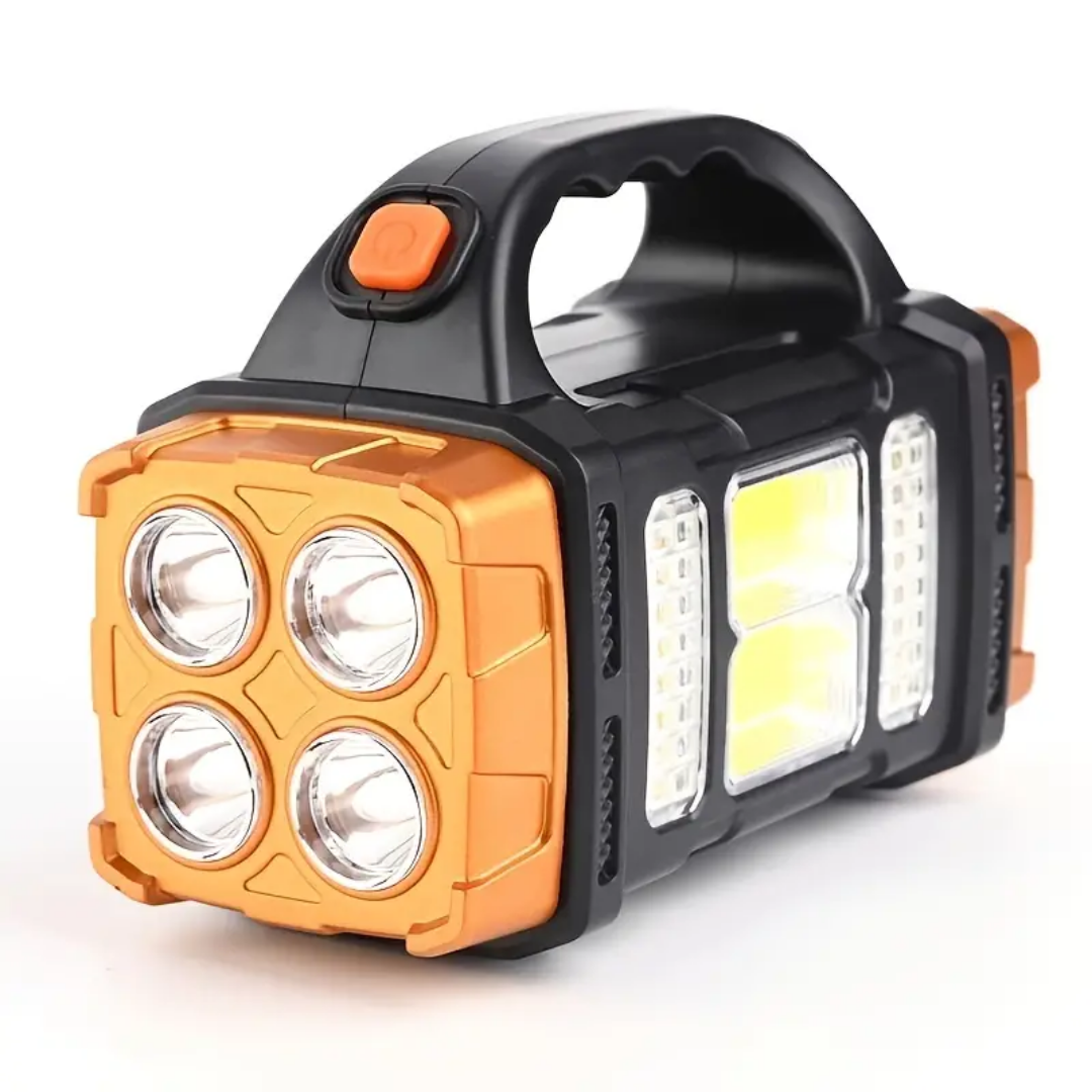 PowerBeam 4-in-1 Not Taschenlampe – Powerbank & Solarenergie für das Überleben im Freien
