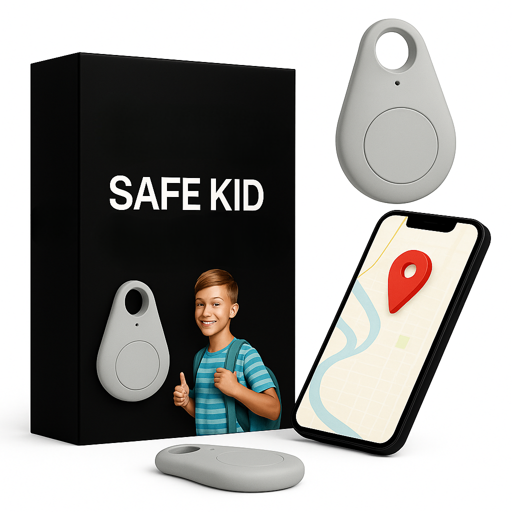 KidiSafe GPS-Standortgerät für Kinder mit Live-Standort und SOS wasserdicht
