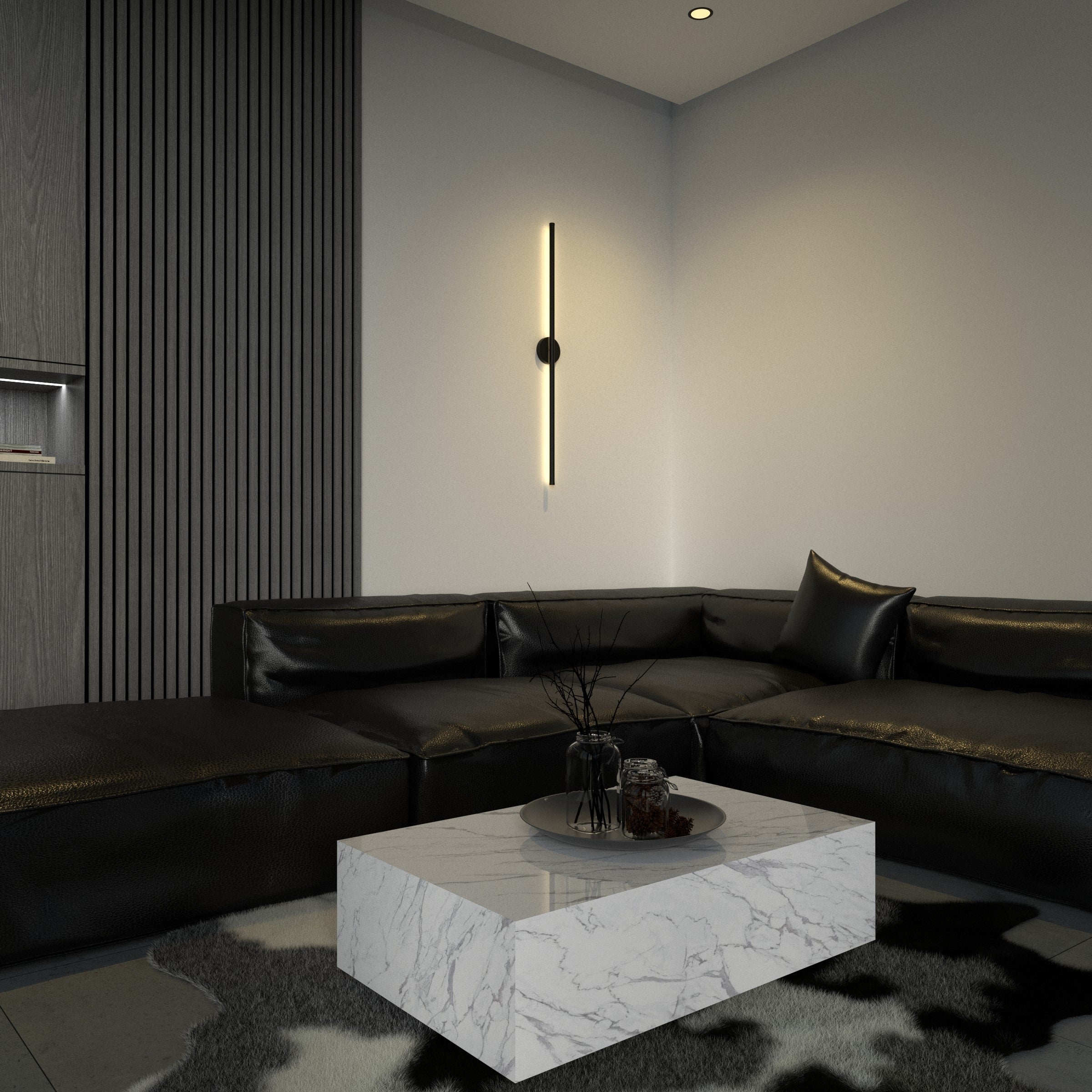 Moderne Runde Wandleuchte