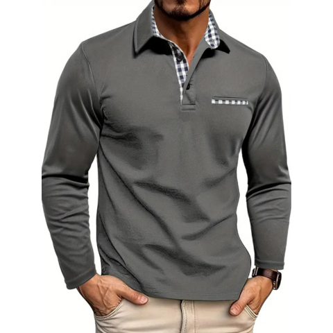 Zeitloses Polo für Herren | Lange Ärmel