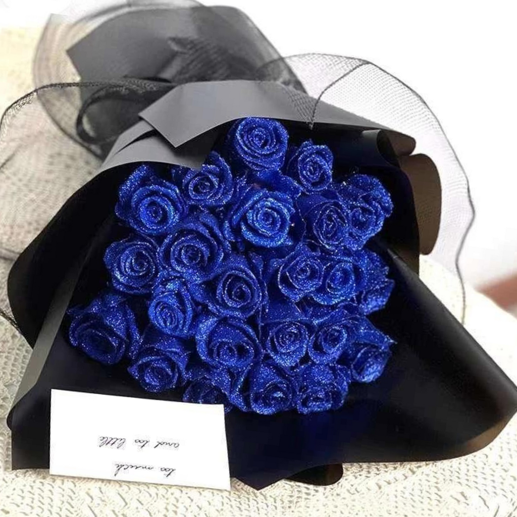 Glänzende Luxuriöse Rosen mit Funkelndem Finish