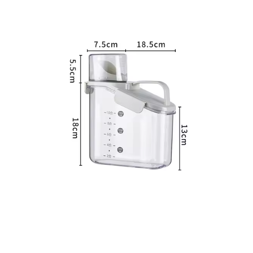 FreshSeal Pro | Transparenter lebensmittelechter Getreidelagerdispenser