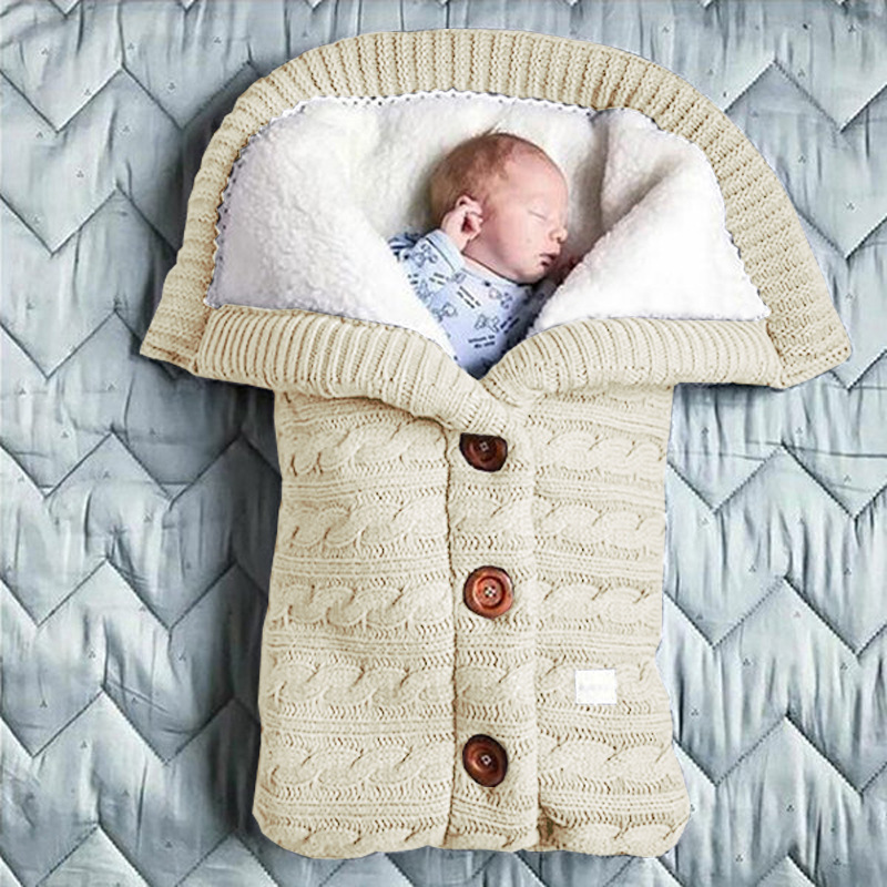 Weicher Gefütterter Babyschlafsack mit Kapuze für Bequeme Nächte