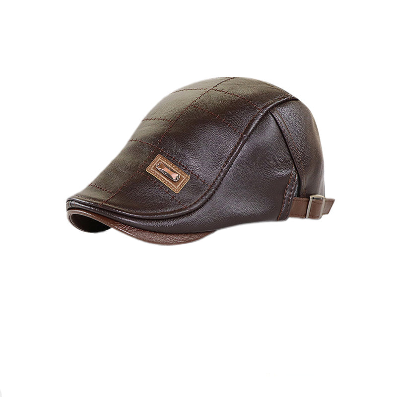 ElderLux Plüsch Leder Baret | Gemütliche Eleganz für ein warmes Wintererlebnis