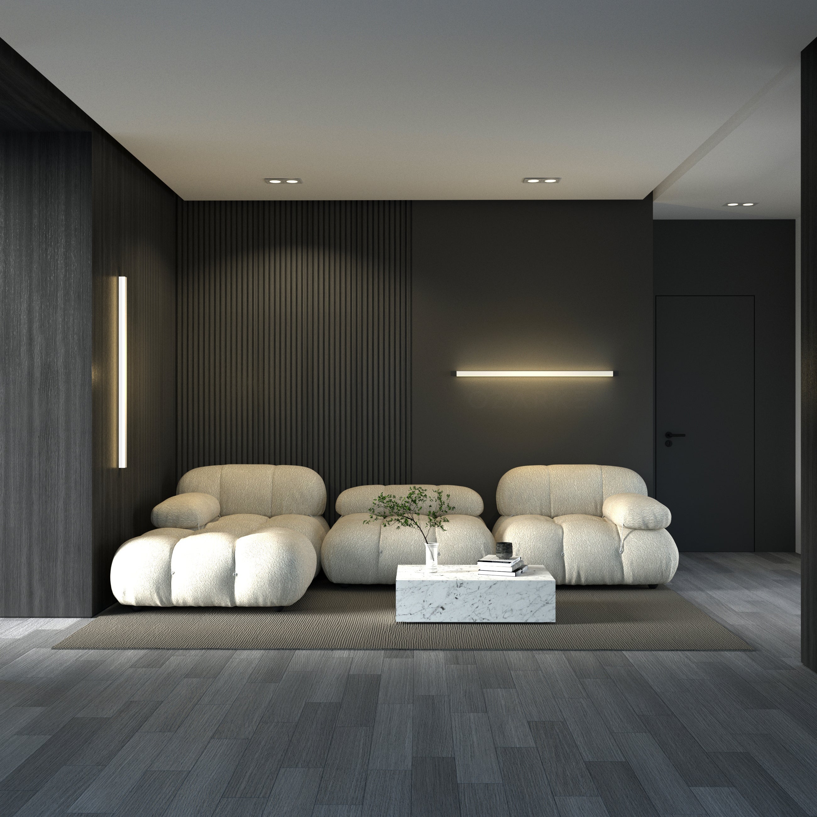 Lineare Minimalistische Wandleuchte