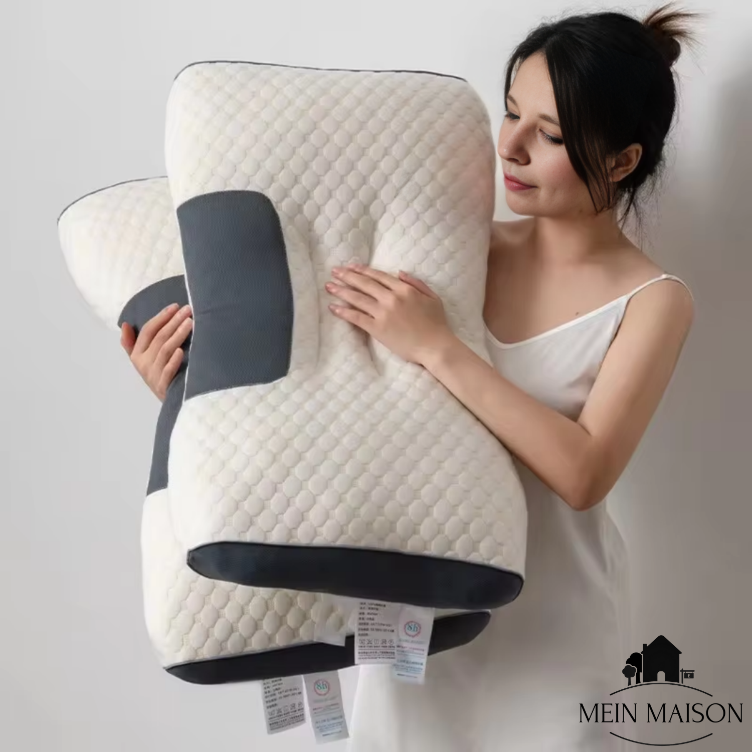 Ergonomisches Nackenkissen Memory-Schaum Atmungsaktives Kontur
