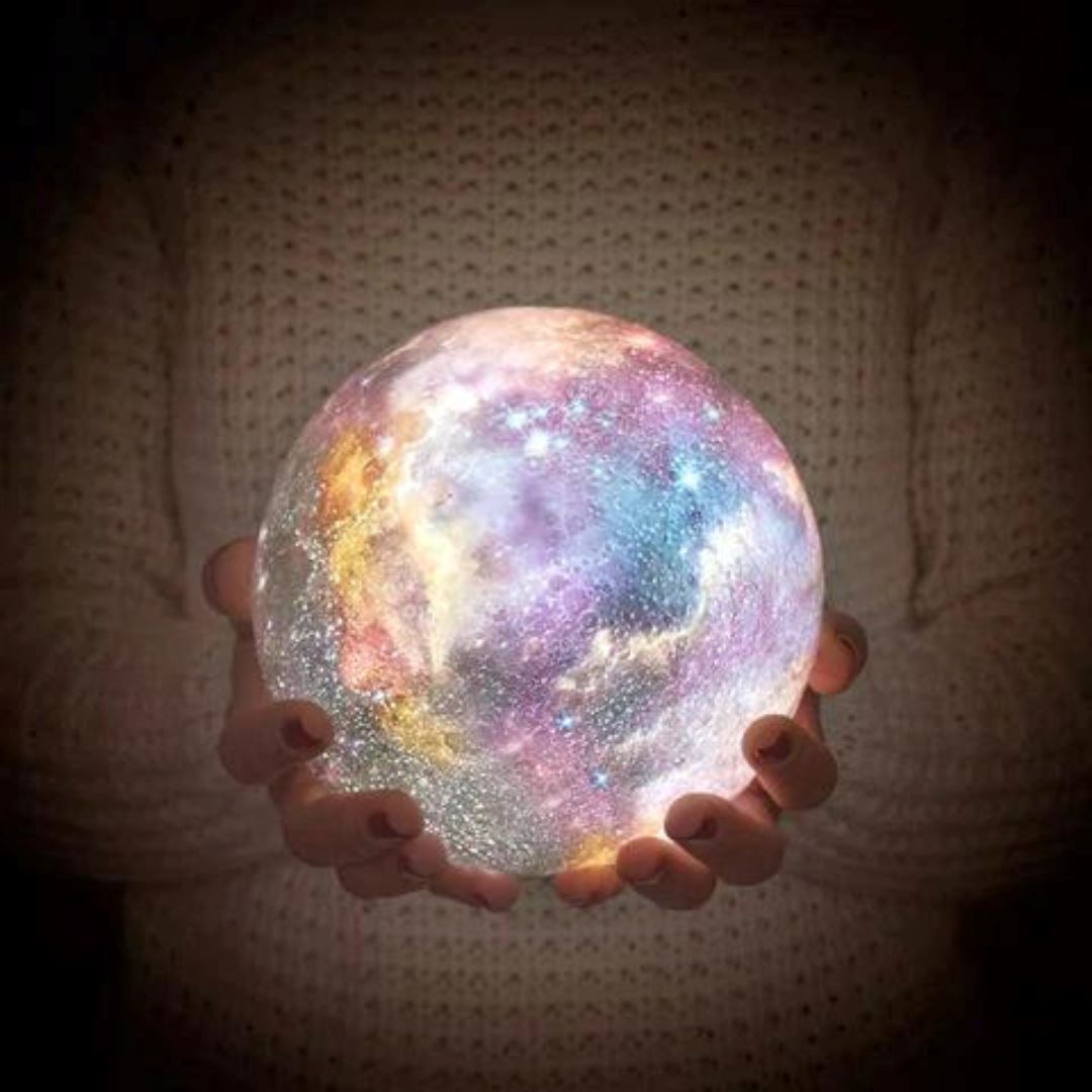Asteria | Drahtlose 3D Mondlampe