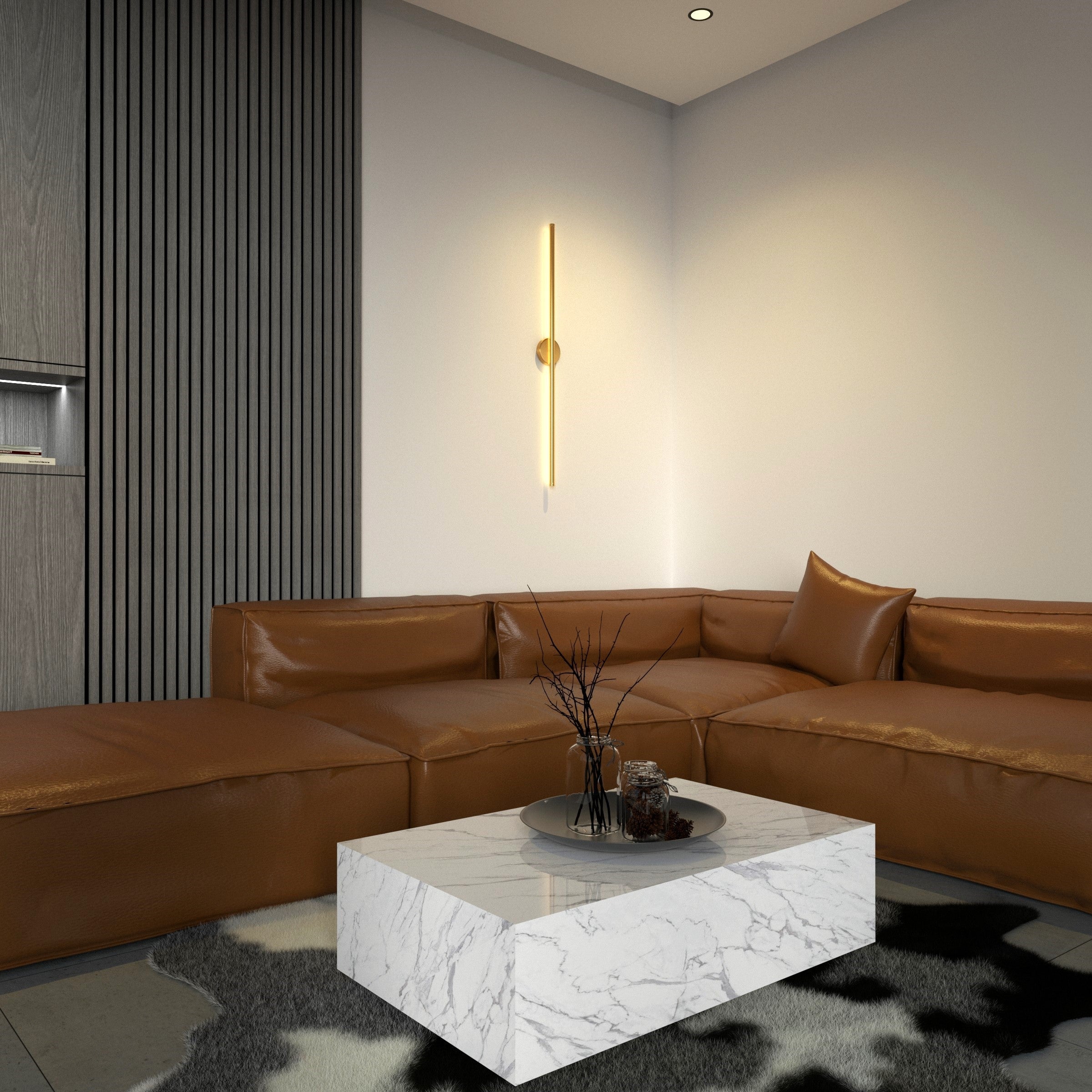 Moderne Runde Wandleuchte