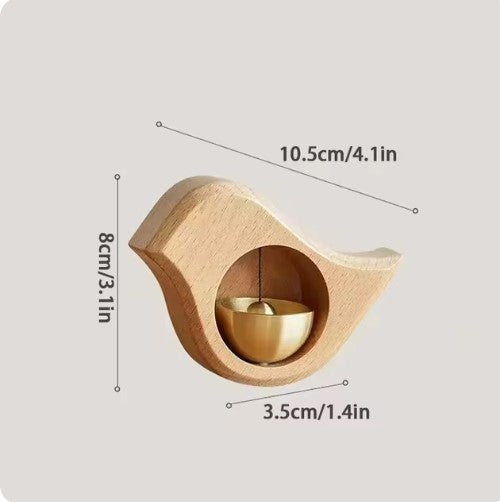 ZenChime | Elegante Holz-Glocke für die Tür