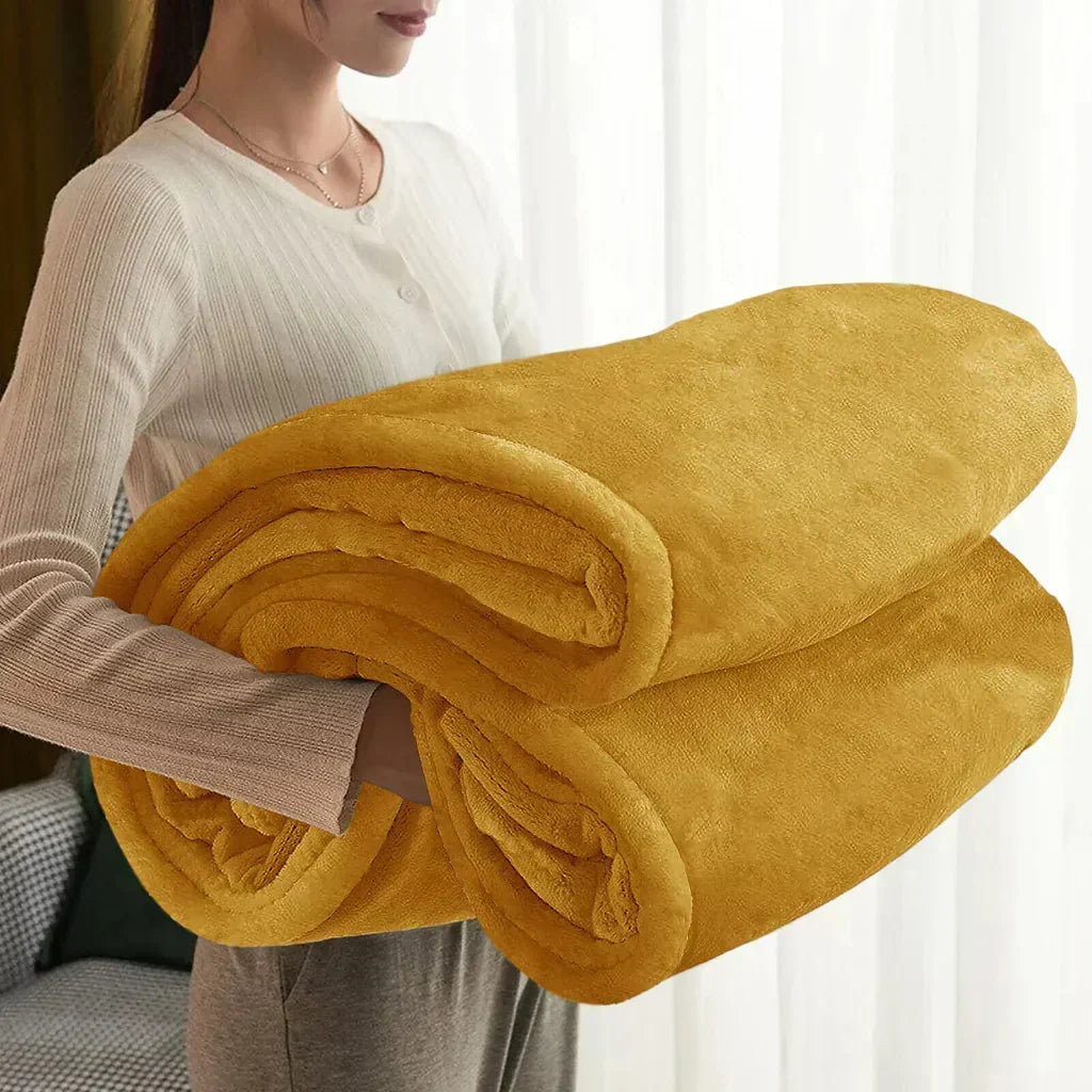 Extra weiche Fleece-Decke – Warme Komfortdecke für jede Jahreszeit