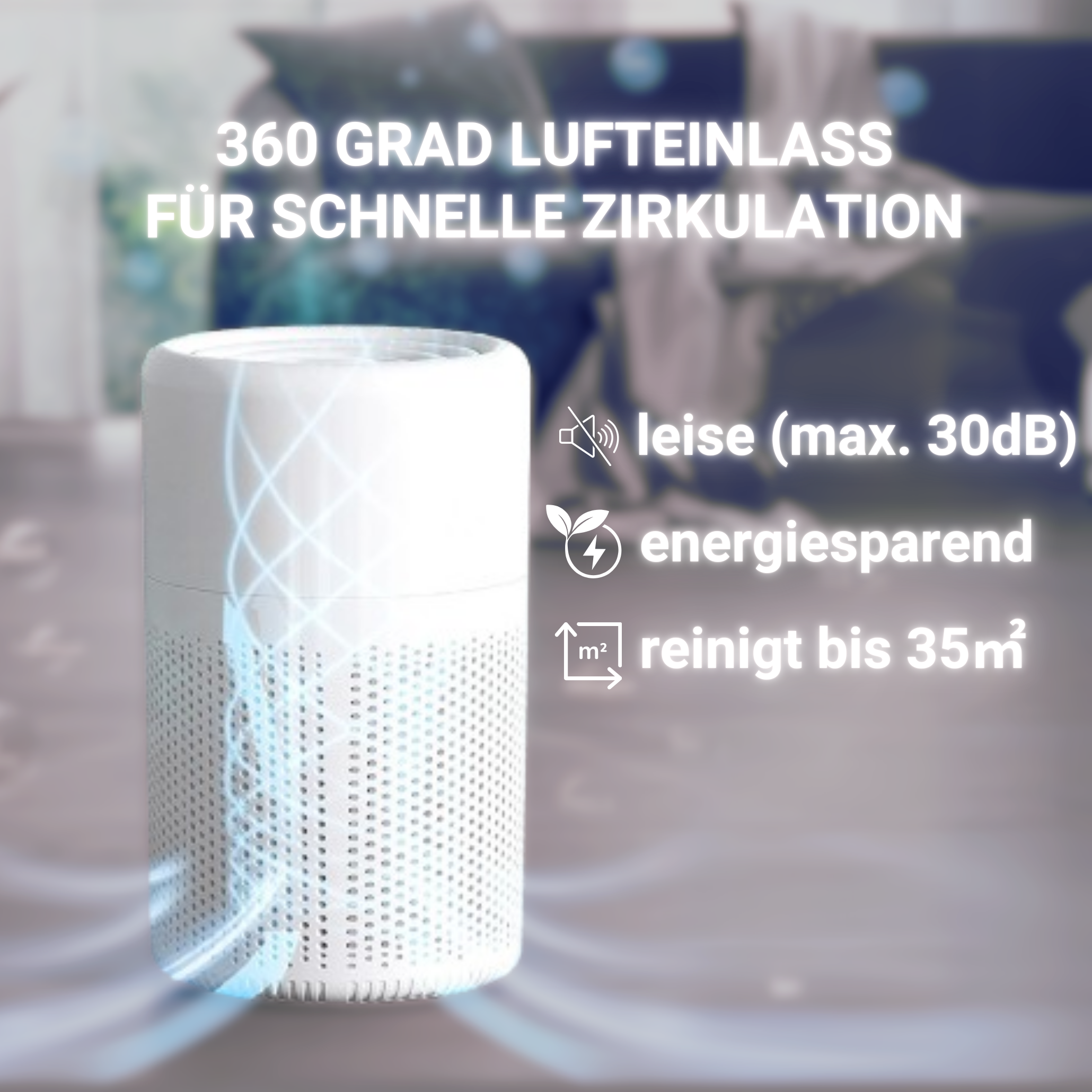 LuftGenius Luftreiniger | Effektive Luftreinigung für ein gesundes Raumklima
