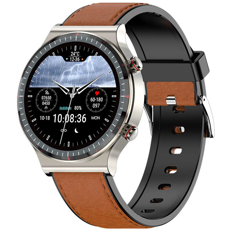 Medizinische EKG-Smartwatch | CFDA-zertifiziert | 512Hz Hochpräzisions-Biosensor | SpO2- & Herzfrequenz-Monitoring | KI-basierte Atemanalyse | IP67 Wasserdicht