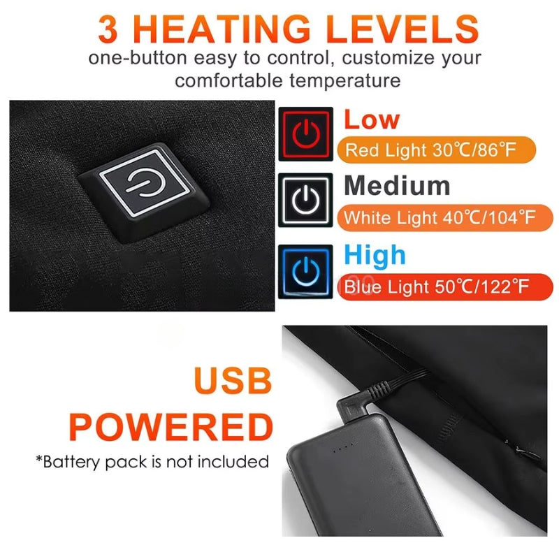 Wärmendes Unterwäsche | Wiederaufladbare Thermo-Basislage | Unisex